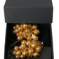 Elegant Gold Filigree Floral Clip-On Earrings