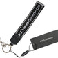Elegant Monochrome Keychain & Charm