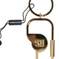 Elegant Gold Metal Keychain Accessory