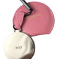 Elegant Pink Leather Mirror Holder