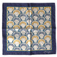 Elegant Multicolor Silk Men's Square Scarf