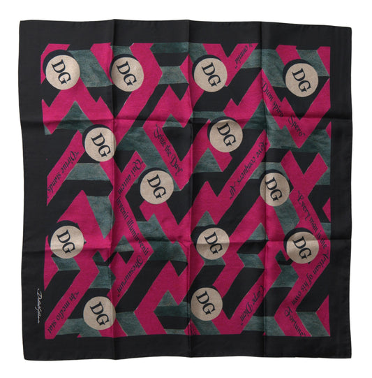 Elegant Silk Square Scarf for Men
