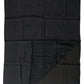 Elegant Black Modal-Cashmere Men's Scarf