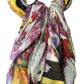Elegant Multicolor Modal-Cashmere Scarf