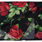 Elegant Silk Blend Black Scarf
