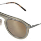 Chic Brown Metal Phantos Sunglasses
