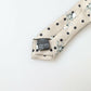 Beige Skull Print Silk Tie Exclusive Collection