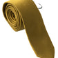 Elegant Gold Silk Tie for Men