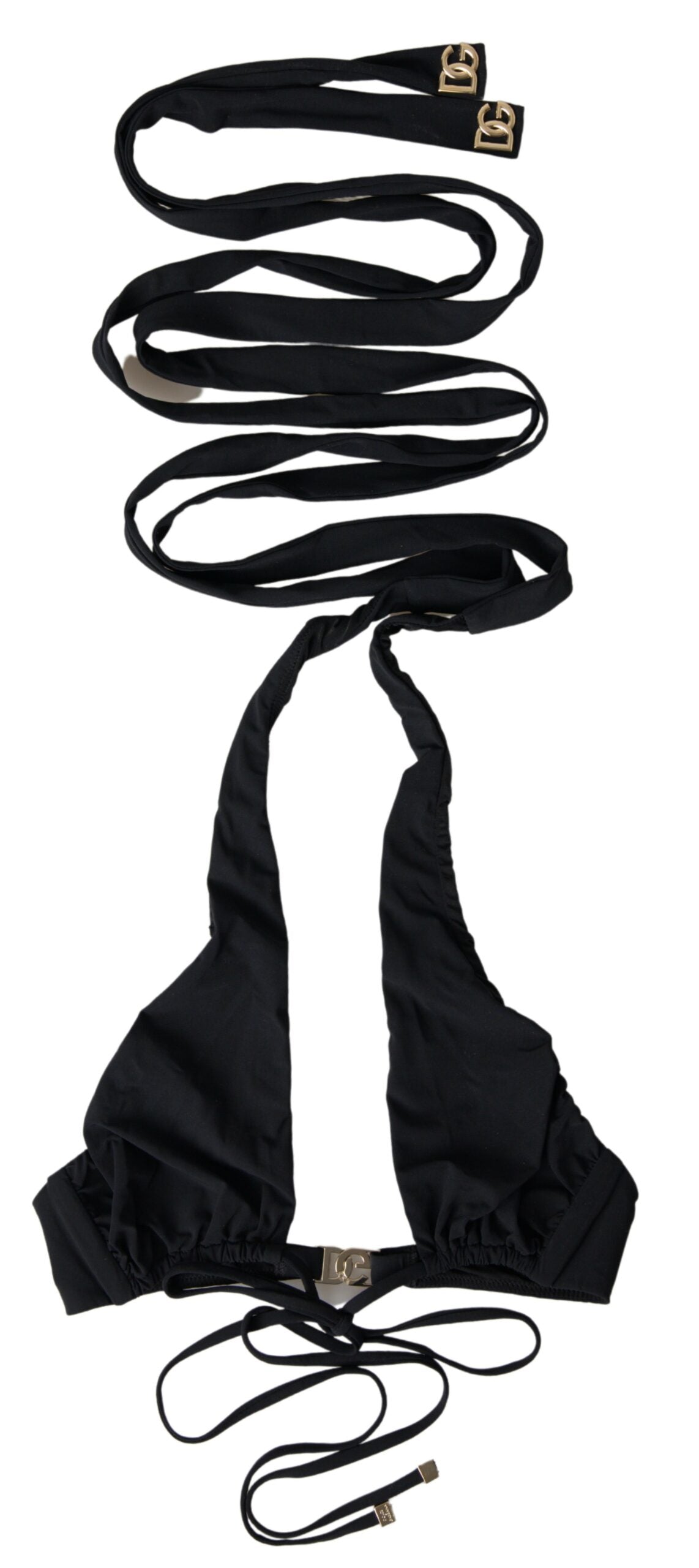 Elegant Black Two-Piece Bikini Swimsuit