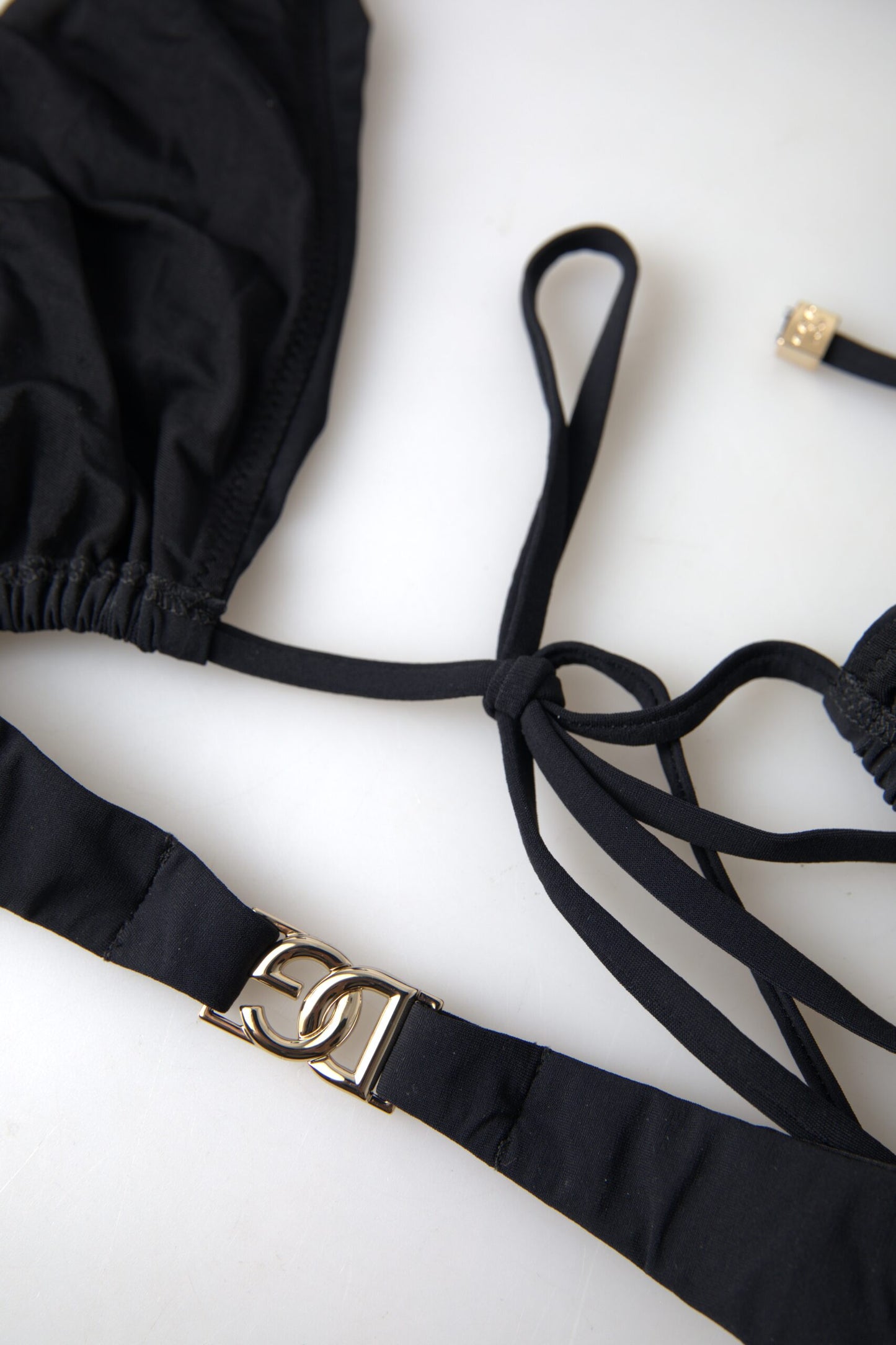 Elegant Black Two-Piece Bikini Swimsuit