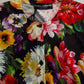 Multicolor Silk Button Down Cardigan Sweater
