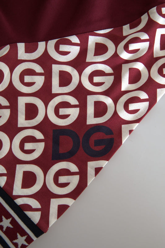 Maroon Cotton Crew Neck Tee