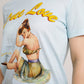 Elegant Light Blue Crew Neck T-Shirt