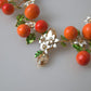 Multicolor Charm Necklace with Lobster Clasp