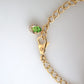 Multicolor Charm Necklace with Lobster Clasp