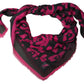 Elegant Pink Cashmere-Blend Square Scarf