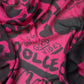 Elegant Pink Cashmere-Blend Square Scarf
