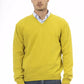 Yellow Wool Men Sweater