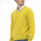 Yellow Wool Men Sweater