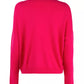 Fuchsia Turtleneck Sweater with Rhinestone Details