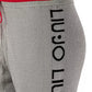 Glam Stretch Viscose Sports Trousers with Lurex