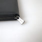 Elegant Black Leather Zip Wallet