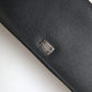 Elegant Black Leather Zip Wallet