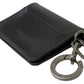 Elegant Black Leather Card Holder
