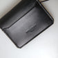 Elegant Black Leather Card Holder