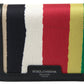 Multicolor Bifold Leather Wallet with Strap