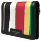 Multicolor Bifold Leather Wallet with Strap