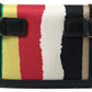 Multicolor Bifold Leather Wallet with Strap