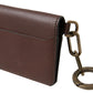 Elegant Brown Leather Cardholder