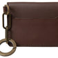 Elegant Brown Leather Cardholder