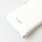 Elegant White Leather Phone Crossbody Bag