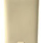 Elegant Beige Leather Passport Holder