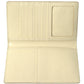 Elegant Beige Leather Passport Holder