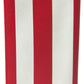 Elegant Striped Leather Passport Holder