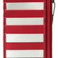 Elegant Striped Leather Card Holder