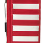 Elegant Striped Leather Card Holder