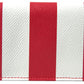 Elegance Unfolded: Red & White Leather Bifold Wallet