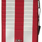 Elegant Striped Leather Card Holder