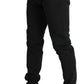 Elegant Black Slim Fit Denim Couture