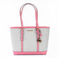 Jet Set Travel Small Primrose Multi PVC Shoulder Tote Handbag Purse