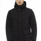 Black Polyester Men Jacket