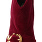 Elegant Velvet Devotion Ankle Boots