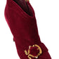 Elegant Velvet Devotion Ankle Boots