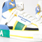 Multicolor High-Top Leather Sneakers