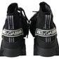Elegant Black Sorrento Slip-On Sneakers