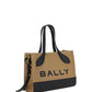 Elegant Mini Two-Tone Leather Handbag